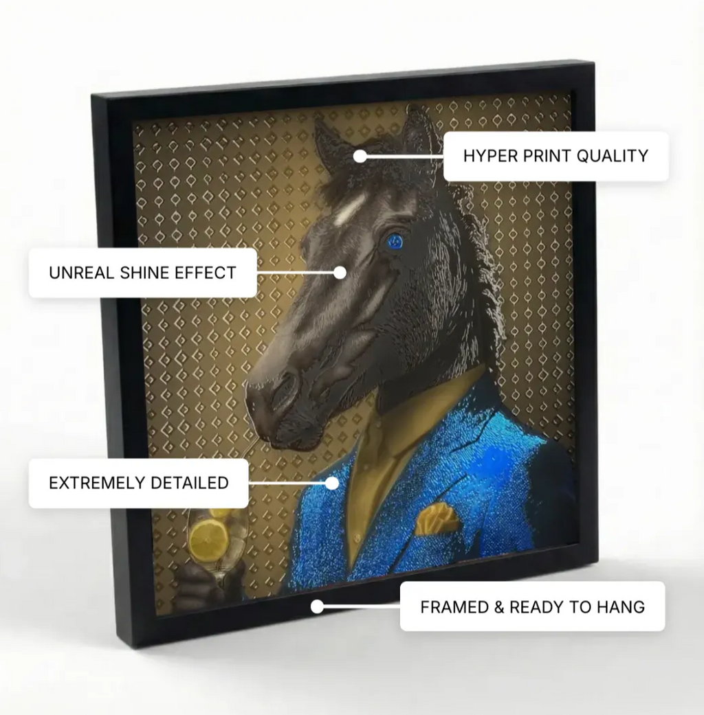 Blue Velvet Horse – Drop 01