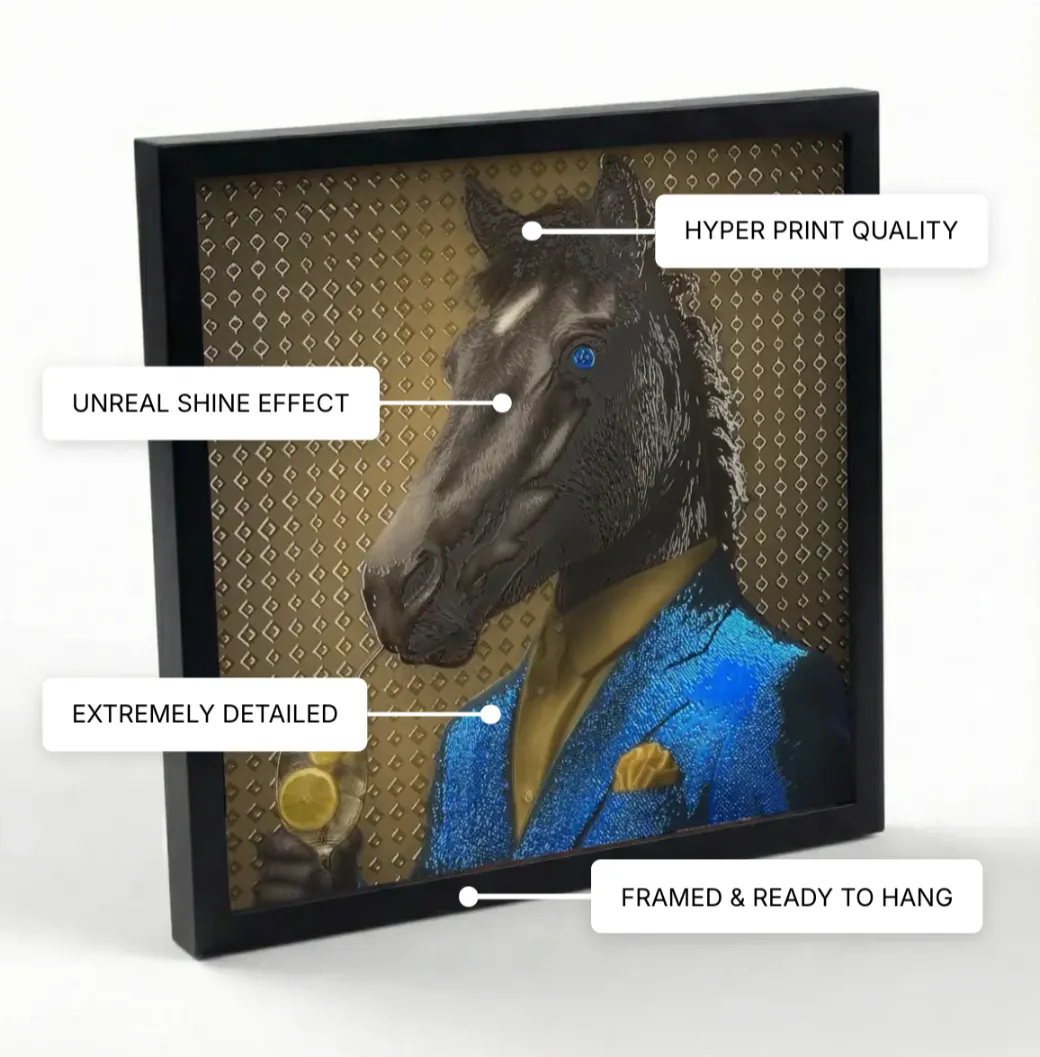 Blue Velvet Horse – Drop 01