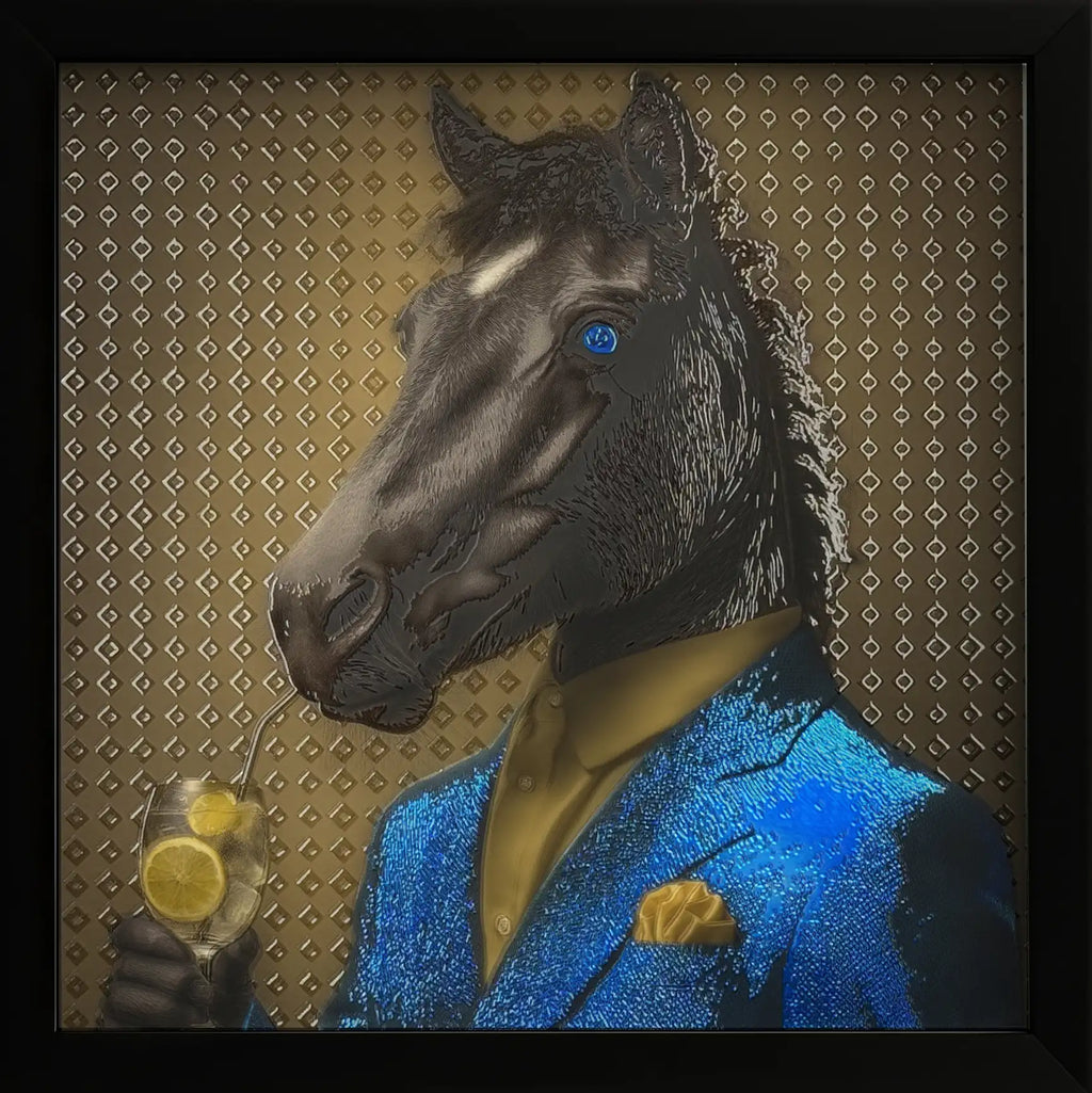 Blue Velvet Horse – Drop 01