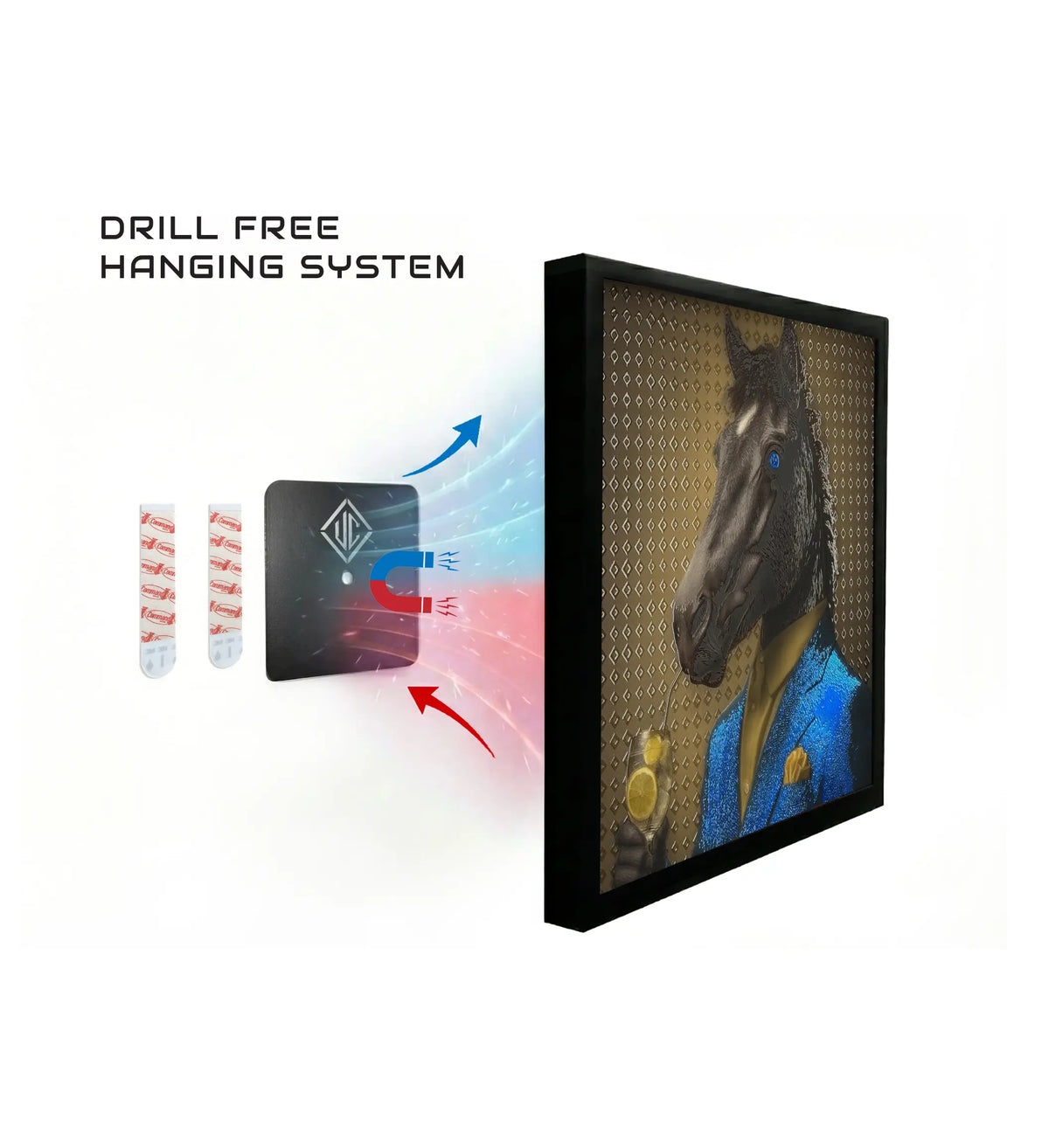 Blue Velvet Horse – Drop 01