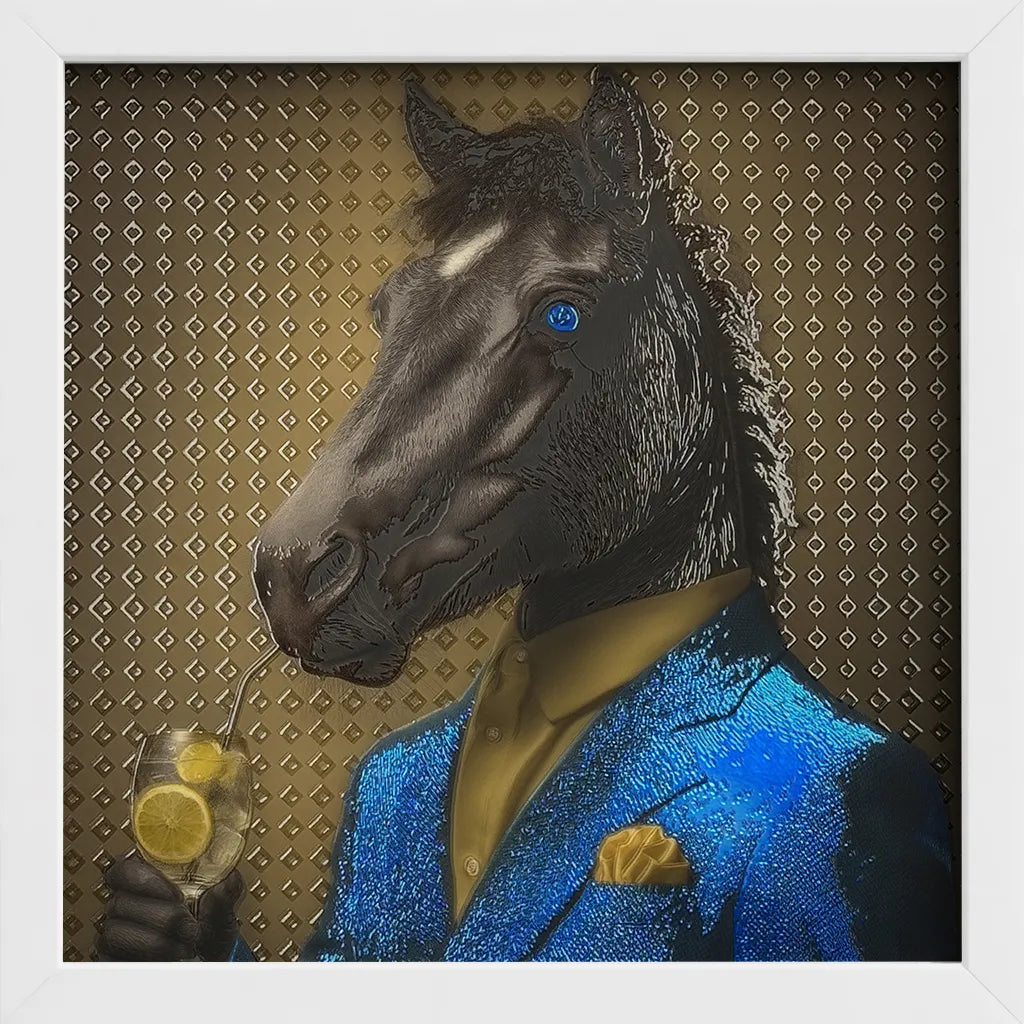 Blue Velvet Horse – Drop 01