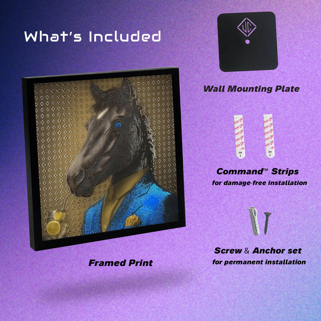 Blue Velvet Horse – Drop 01